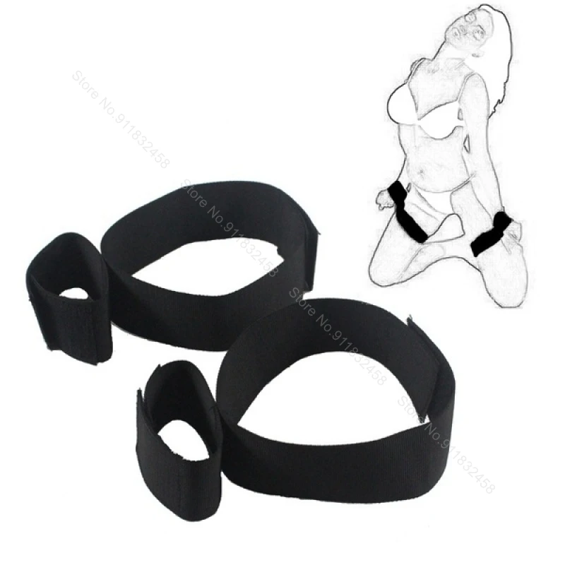 Adult Couples Erotic BDSM Bondage Restraints Slave Wrists & Ankle Cuffs No Vibrator Sex Toys For Women Men Accessories Sex Shop