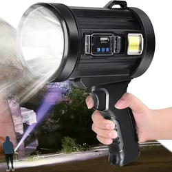 Ultra LED Flashlight USB Rechargeable Flashlight 6 Modes High Power Flashlight Outdoor Hunting Flashlight