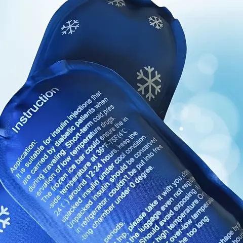 1/6 st insulingel-ispåse återanvändbar kylpåse kyld isremsa kall isolering ispåse för smärtlindring medicinförvaring 12 best sales kall gel - №2