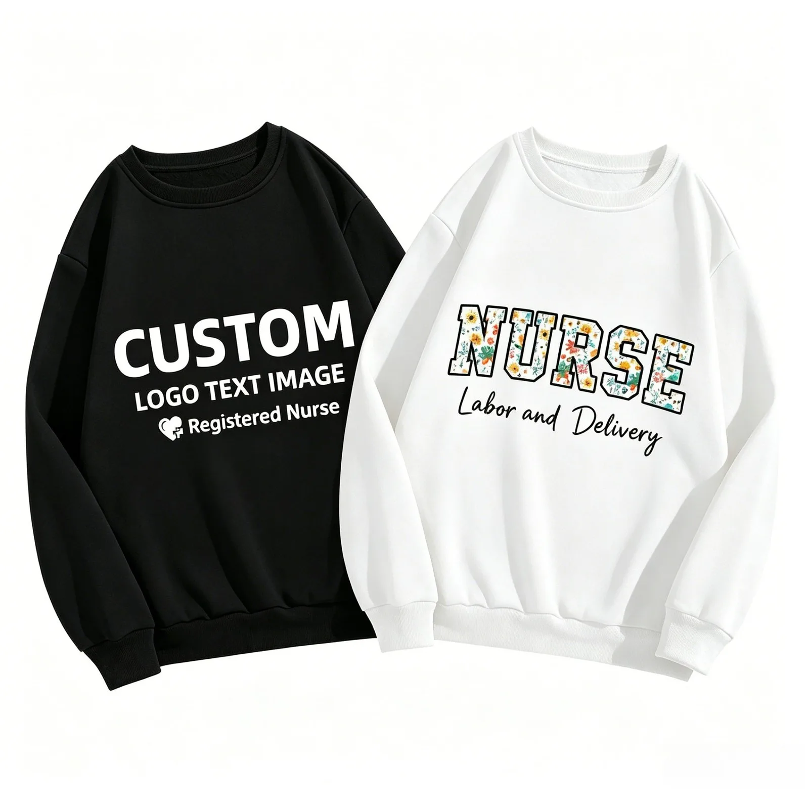Custom Nurse Sweatshirt, Custom Name & Specialty, Personalized Gift for Nurses