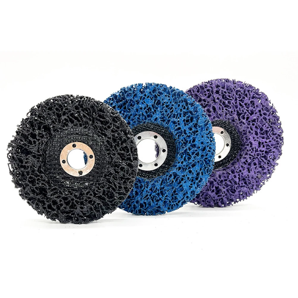 100mm Coral Disc Poly Strip Disc Grinder Strip Disc Abrasive Wheel Paint Rust Removal Clean For Angle Grinder