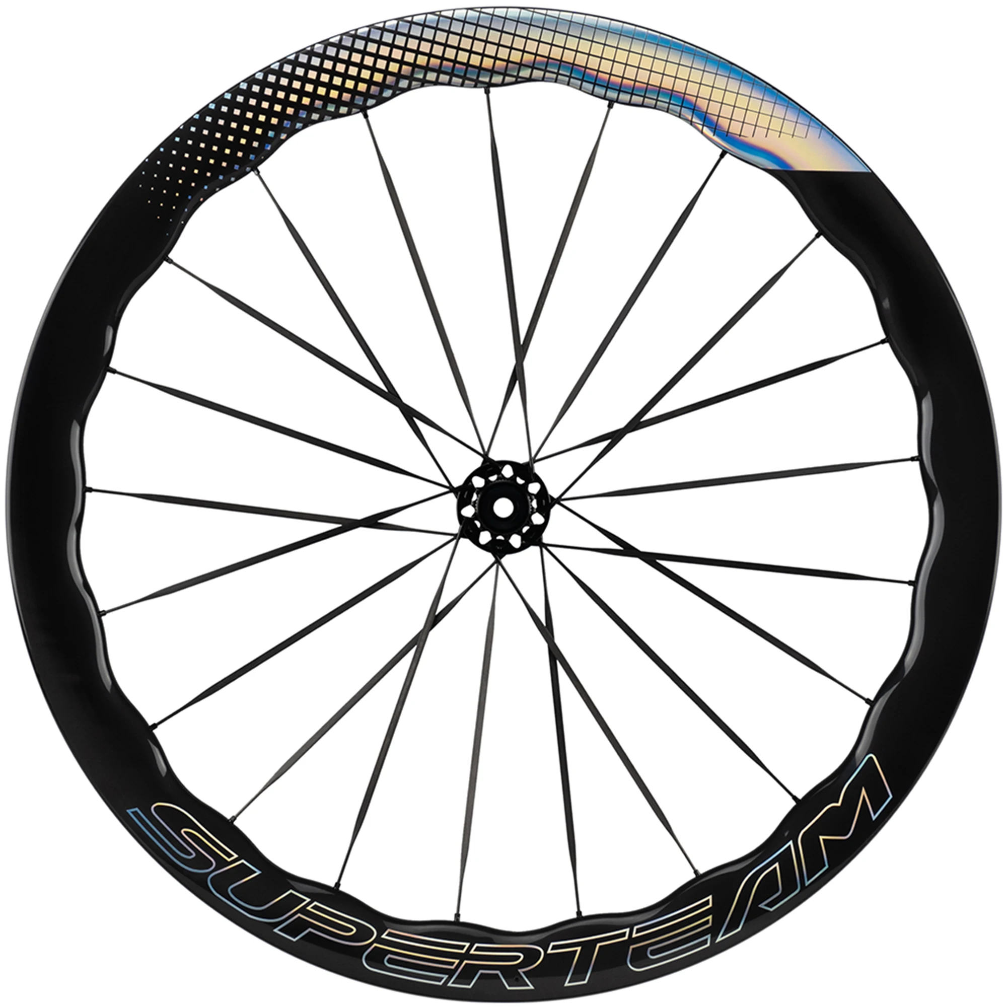 SUPERTEAM-Carbon Spoke Wheelset 50MM Carbon Fiber Disc Brake Wheelset Tubeless Road Bicycle Wheels