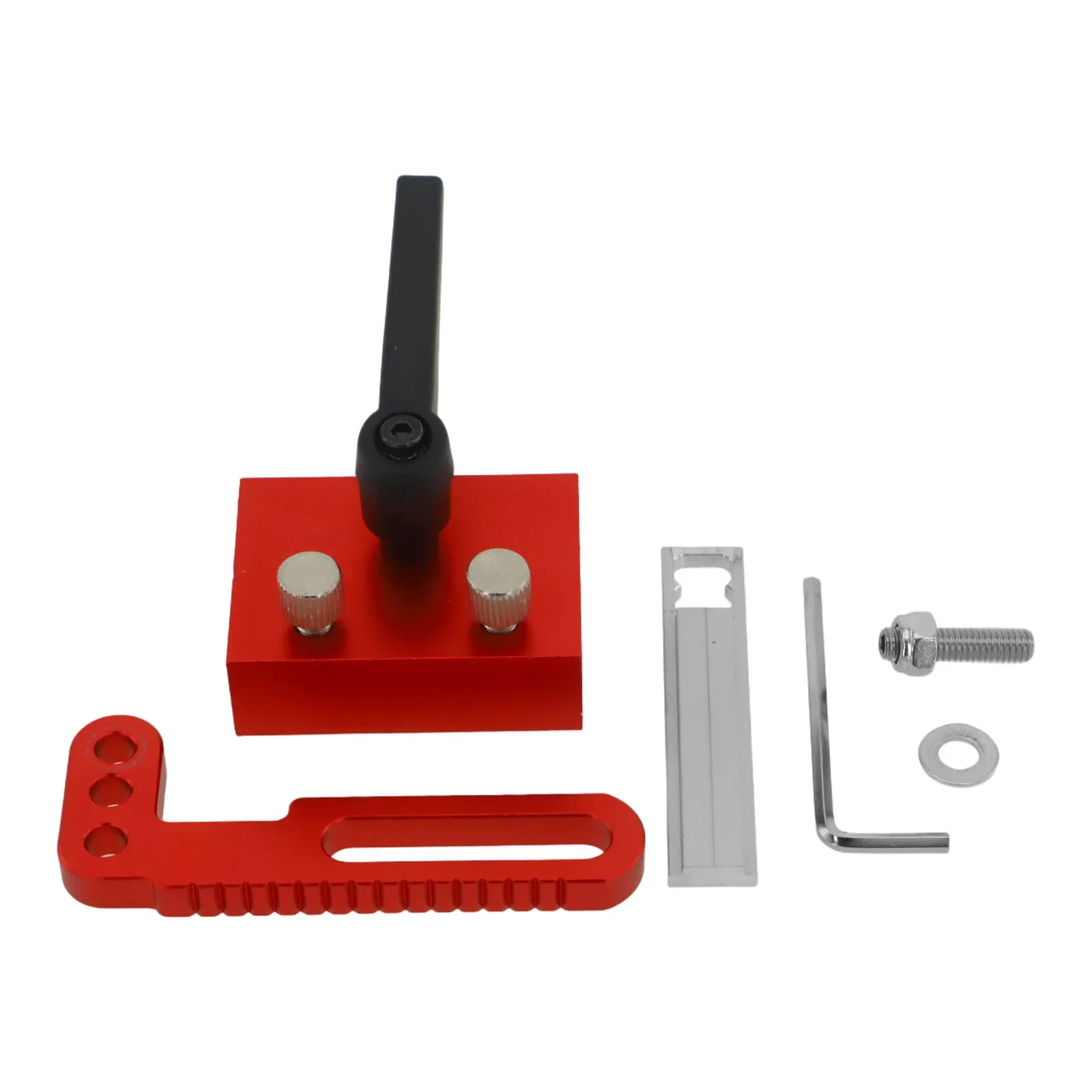 

Adjustable Miter Track Stop Toolbox CNC Machine Stop Red, Black optional Adjustable Woodworking Robust Aluminum Alloy