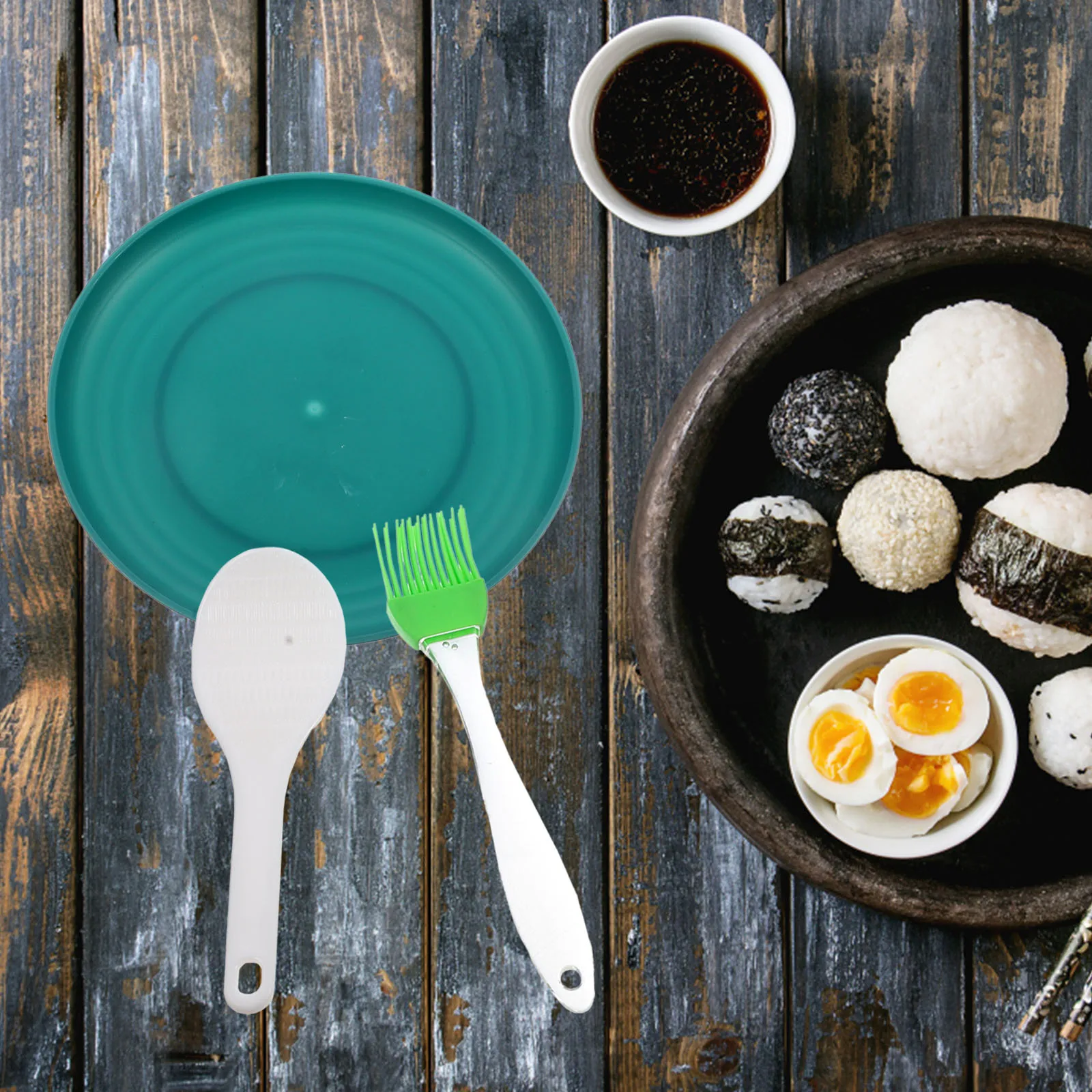 

1Set Rice Ball Molds Cartoon Cute Onigiri Mold DIY Sushi Making Kit Plastic Rice Ball Shaper Convenient Kitchen Tool