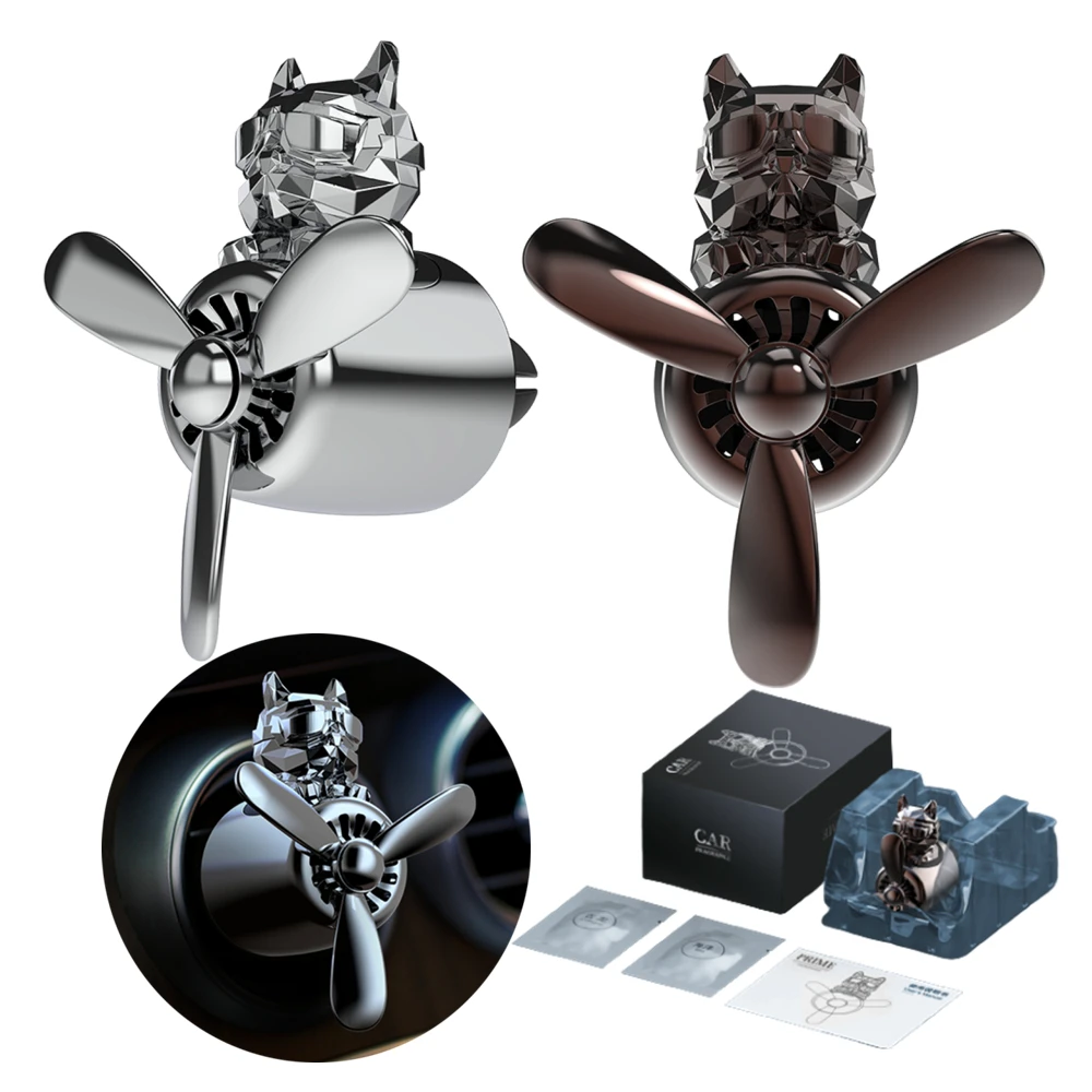 Pilot Bulldog Vehicle Car Air Vent Acqua di parma Tuyere Propeller Helicopter Car Interior Hanger Decoration