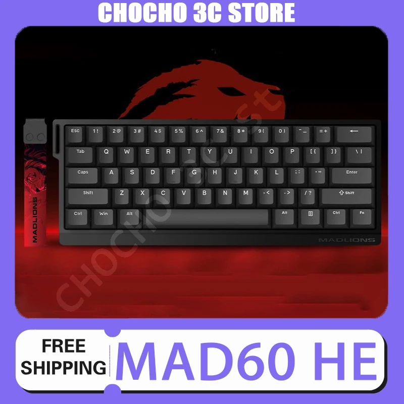 MADLIONS MAD60HE MAD68HE Mechanical Keyboard Magnetic Switch Wired Gaming Keyboard Custom Valorant Gamer Keyboard PC Accessories