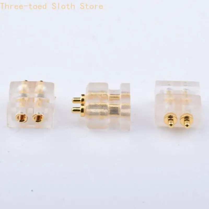 Paquete 10 piezas 0.78 mm Conector auriculares 2PIN HEMBLE FEMIN FEMIN PAR