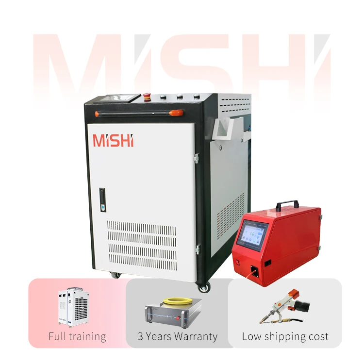 Ready to ship 3KW 3in1 laser cutting welding machine high efficiency    direct factory