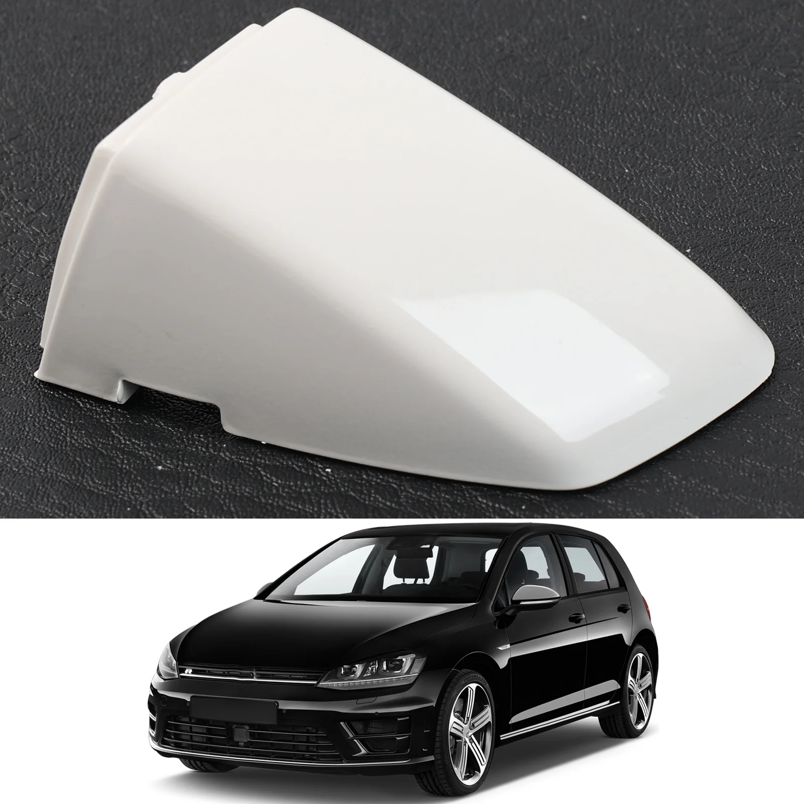 For VW Arteon e-Golf Golf MK7 T-Roc Drivers Front Left Door Lock Cap Trim Cover White Plastic Car Accessories 5G1837879