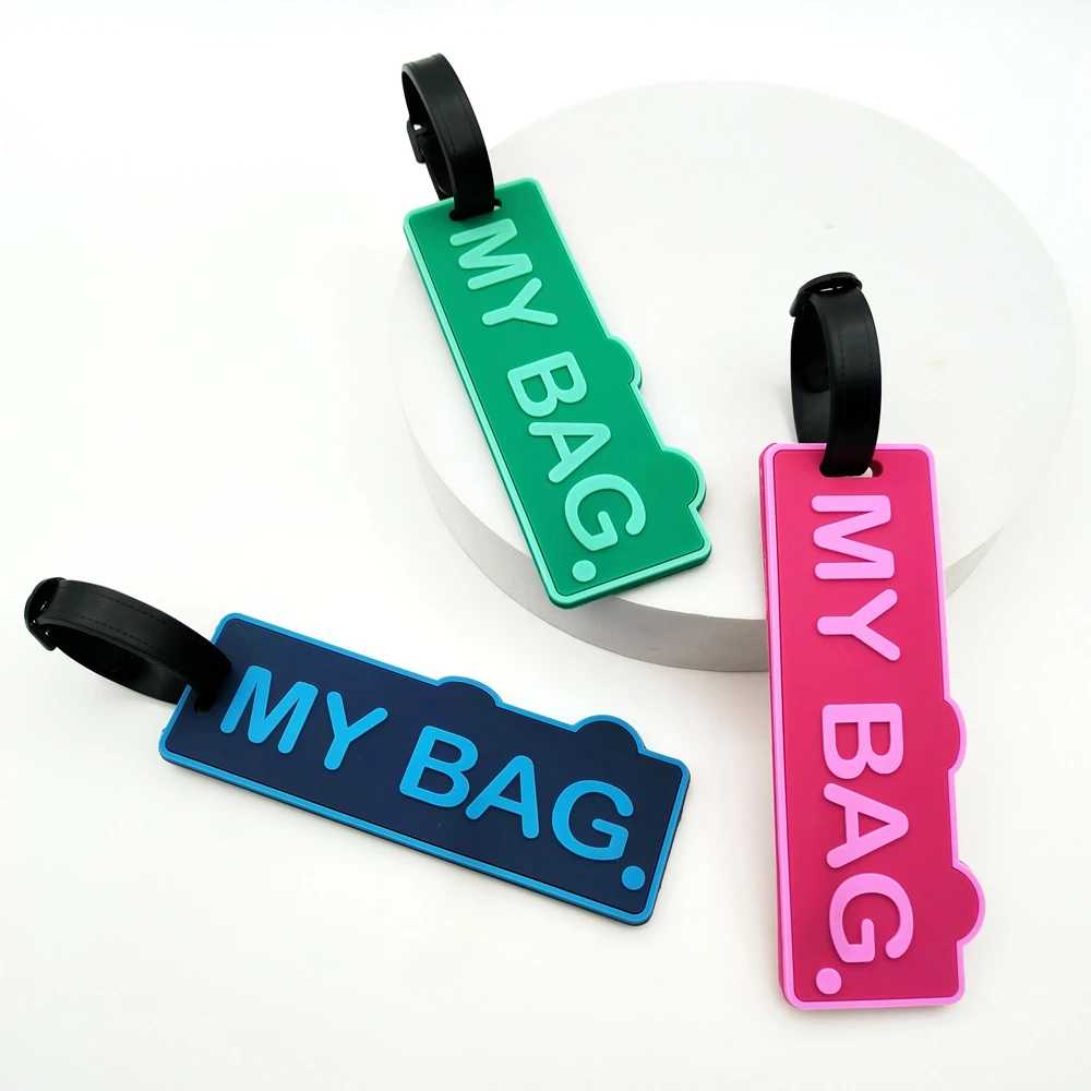 1pc minimalist letter luggage tag pendant, travel airport luggage tag, anti loss ID tag, luggage name tag, male and female