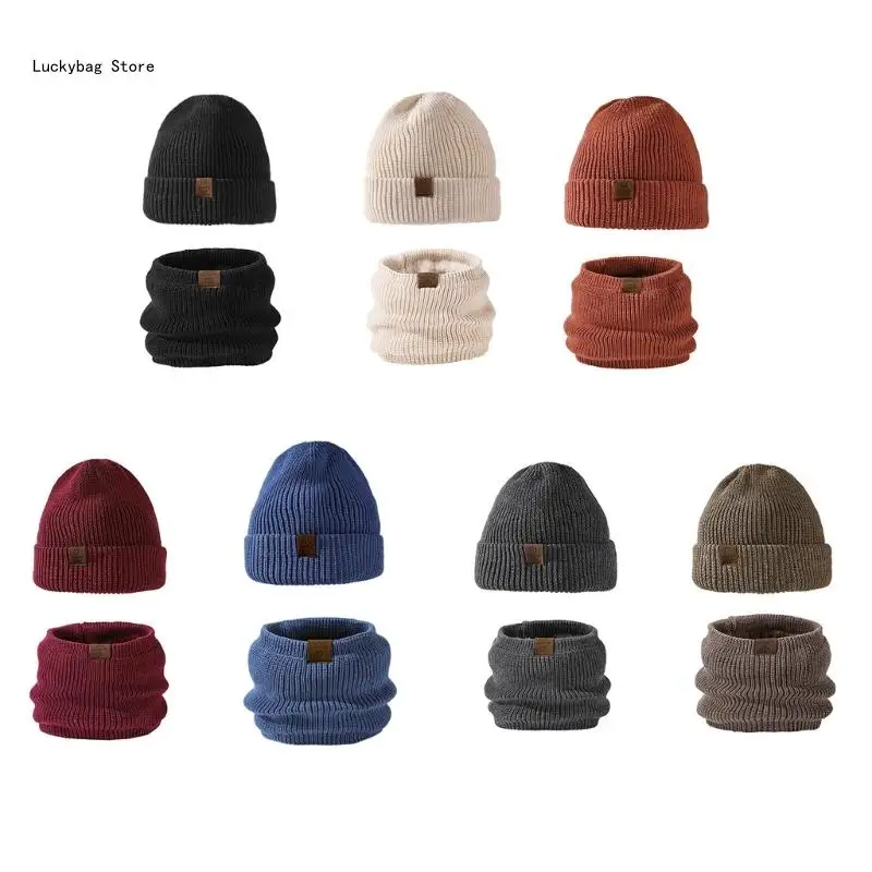 

Windproof Warm Caps for Women Men with Neck Warmer for Skiing Outdoor Activity