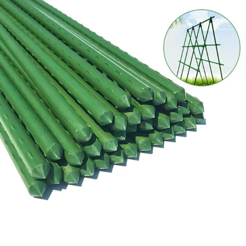 

10 pieces of plant support pole garden stakes for fixing trees and plants, tomato pot pole brackets, courtyard plant brackets