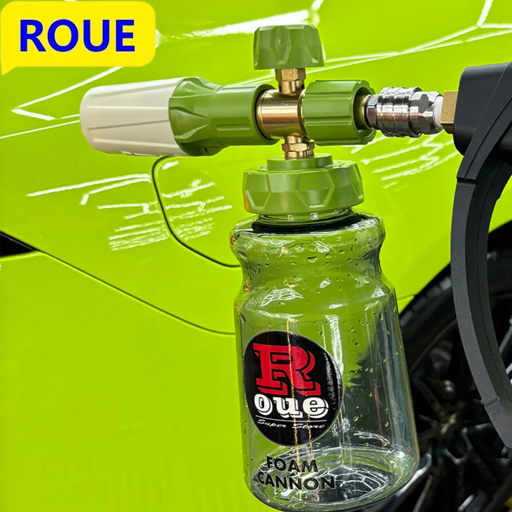 ROUE snowy peak  white foam spray gun 1L, suitable for Kärcher Bosch Lavor high pressure car wash