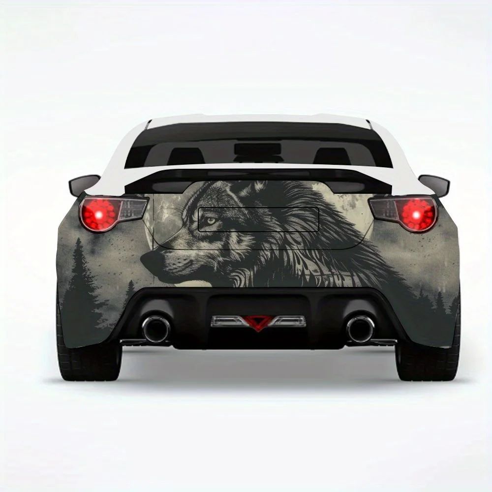 

wolf Car Sticker-Vinyl Decal for Car Rear, Waterproof Self-Adhesive Vinyl Stickers for Vehicle Tail & Bumper, Decoration Protect