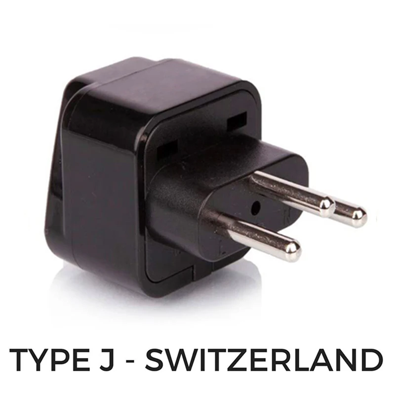 Europäischer Reiseadapter-Stecker-Set, 4er-Pack, Universal-Steckdosenadapter für alle Europa, Typ C E auf Großbritannien, Schweiz, Italien, Deutschland
