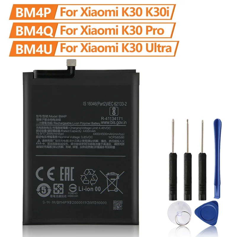 Production Date 2024 Replacement Battery BM4Q For Xiaomi Redmi K30 pro Poco F2 Pro K30 K30i K30 Ultra Premium Phone Batteries