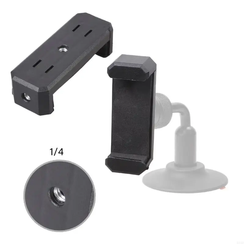 

Пластиковый зажим для крепления телефона с двойными винтовыми отверстиями для смартфонов 4,5-7 дюймов, штативов, моноподов 896C