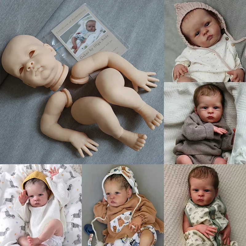 

21inch Reborn Baby Blank Kit Oskar By Olga Auer Blank Limited Edition Soft Touch Lifelike High Quality Not With COA