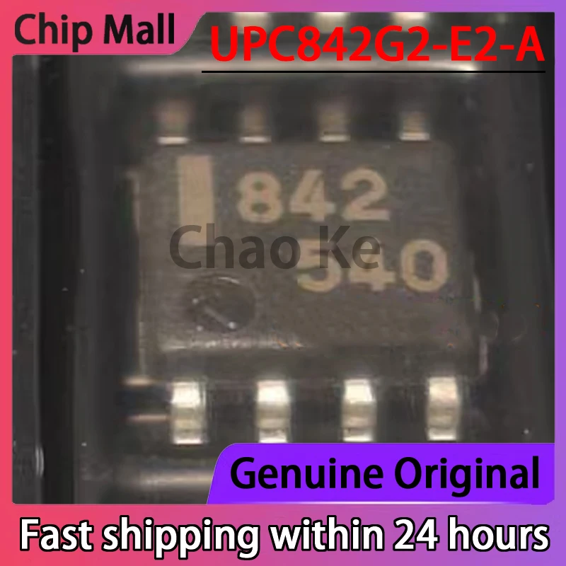 2PCS New New Original UPC842G Screen Printed 842 SMT SOP-8 UPC842G2-E2-A Dual Operational Amplifier IC Chip