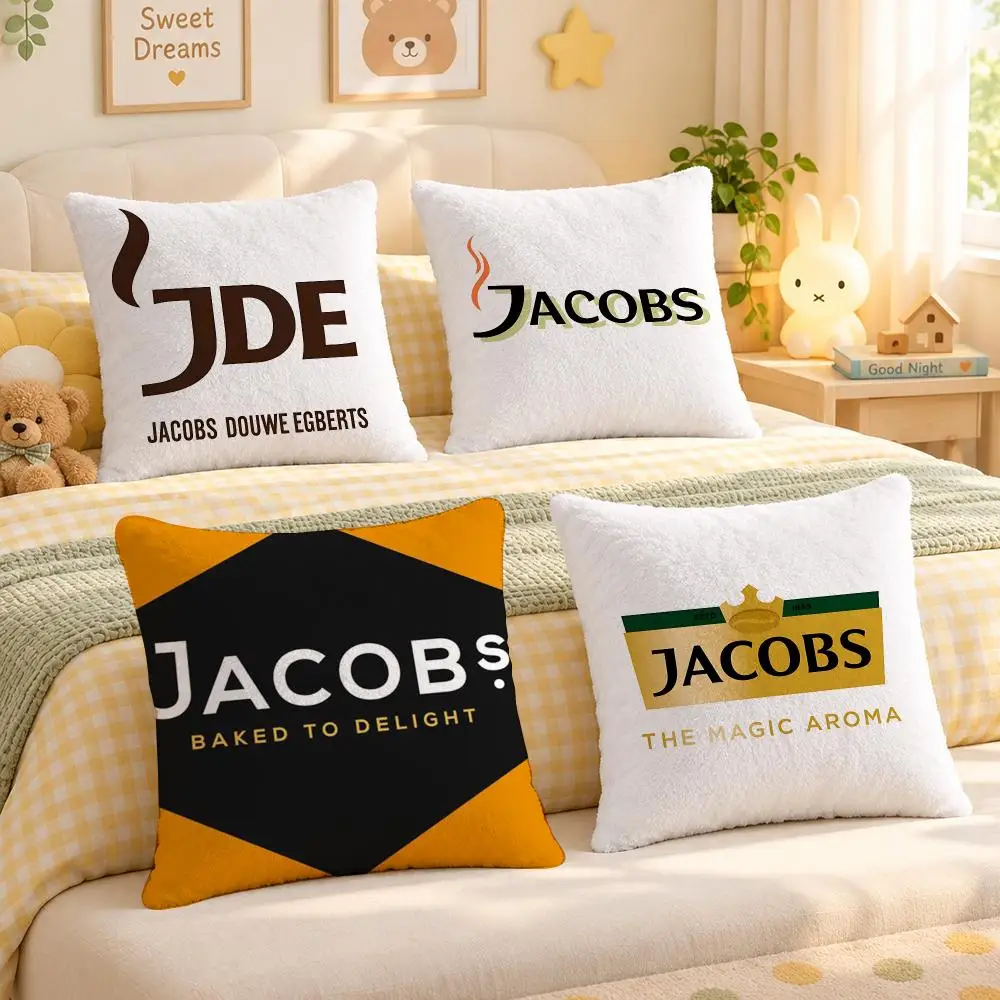 Brand Jacobs German Coffee Aroma Cushion Cover Personalized Decorative Living Room Home Sofa Bedroom Office Car Decor