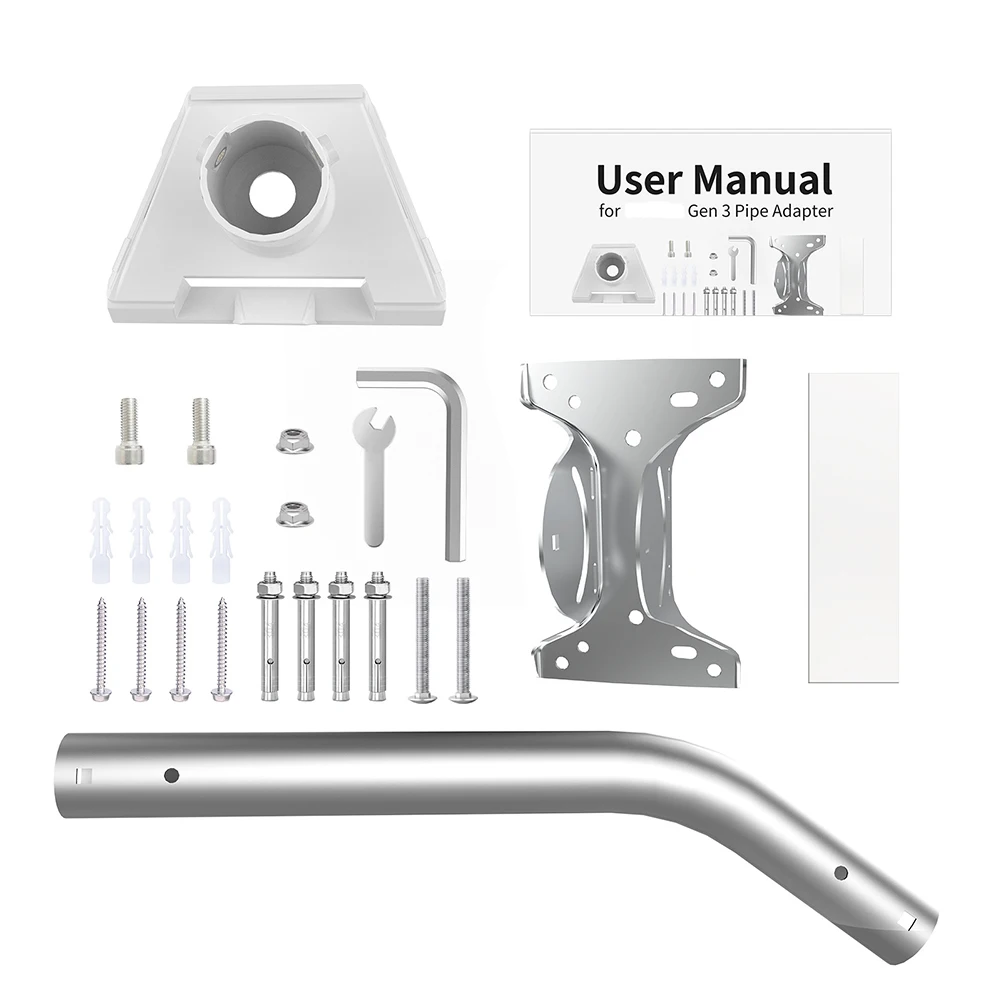 

Roof Mounting Bracket Kit For Starlink For Gen 3 Roof-mounted Heavy Duty Pivot Straight/Bent Tube Stainless Steel Bracket Kit
