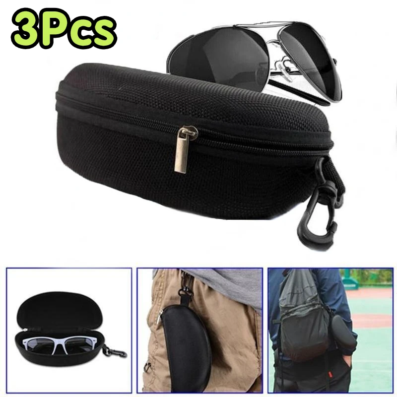 Mode tragbare Sonnenbrille Fall Lesebrille Trage tasche harte Reiß verschluss Box Travel Pack Beutel Fall Brillen etui Brillen tasche