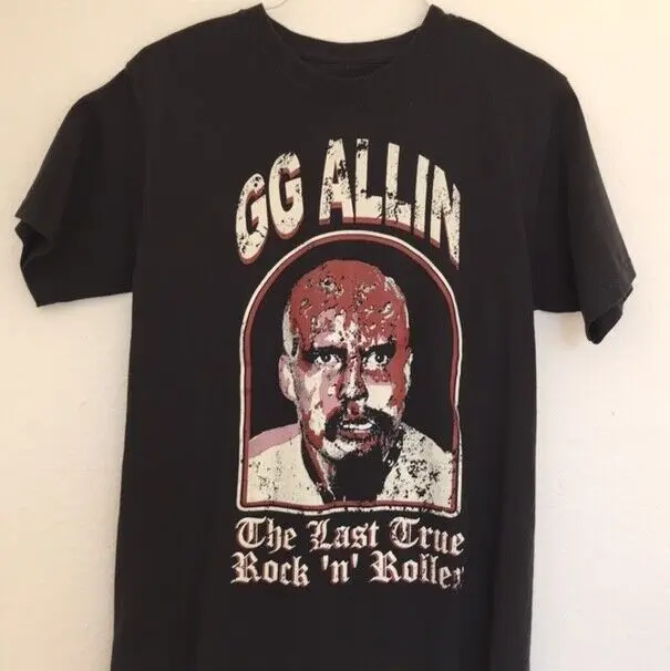 

GG Allin The last true t-shirt, gift for fan, retro t-shirt TE1235