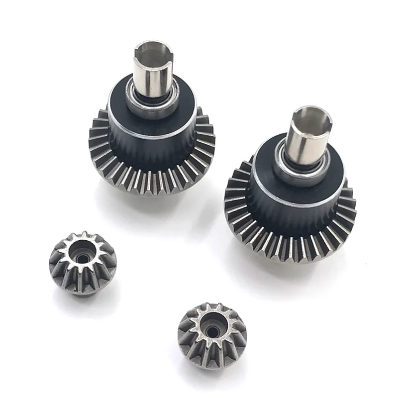 Metal Upgrade Front and Rear Differentials For WLtoys 1/14 144010 144001 144002 1/12 124016 124017 124018 124019 RC Car Parts