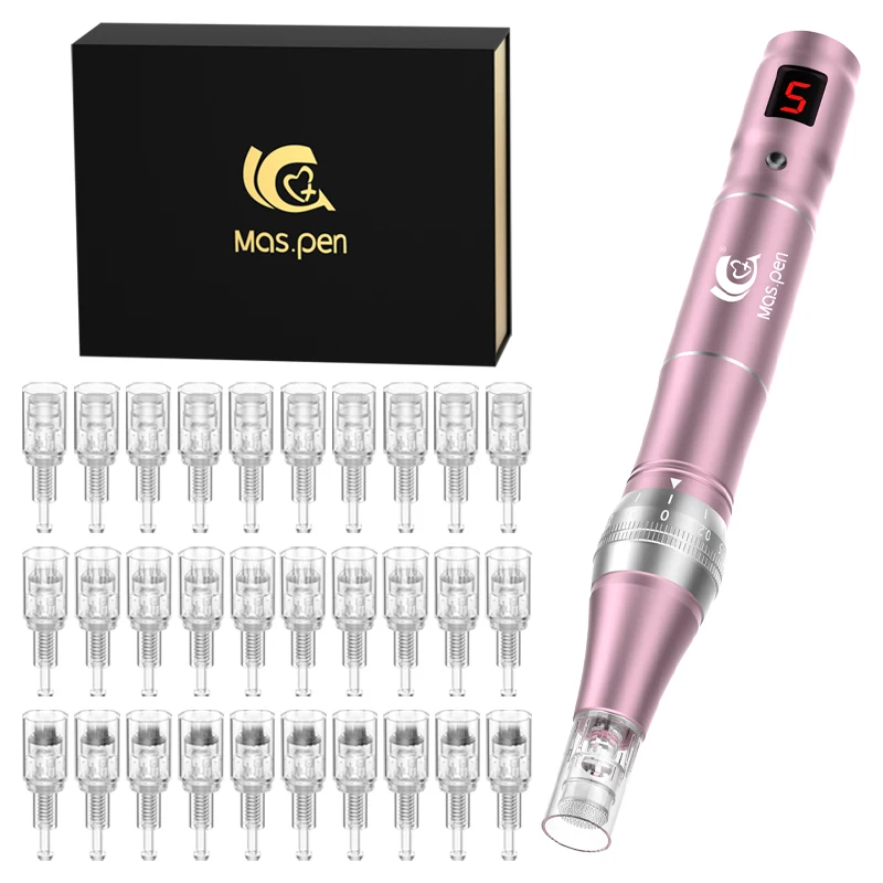 Profesional Dermapen X12PIn MTS Screw Micro needle Cartridge Electri Microneedling Machine Wireless DermaPen