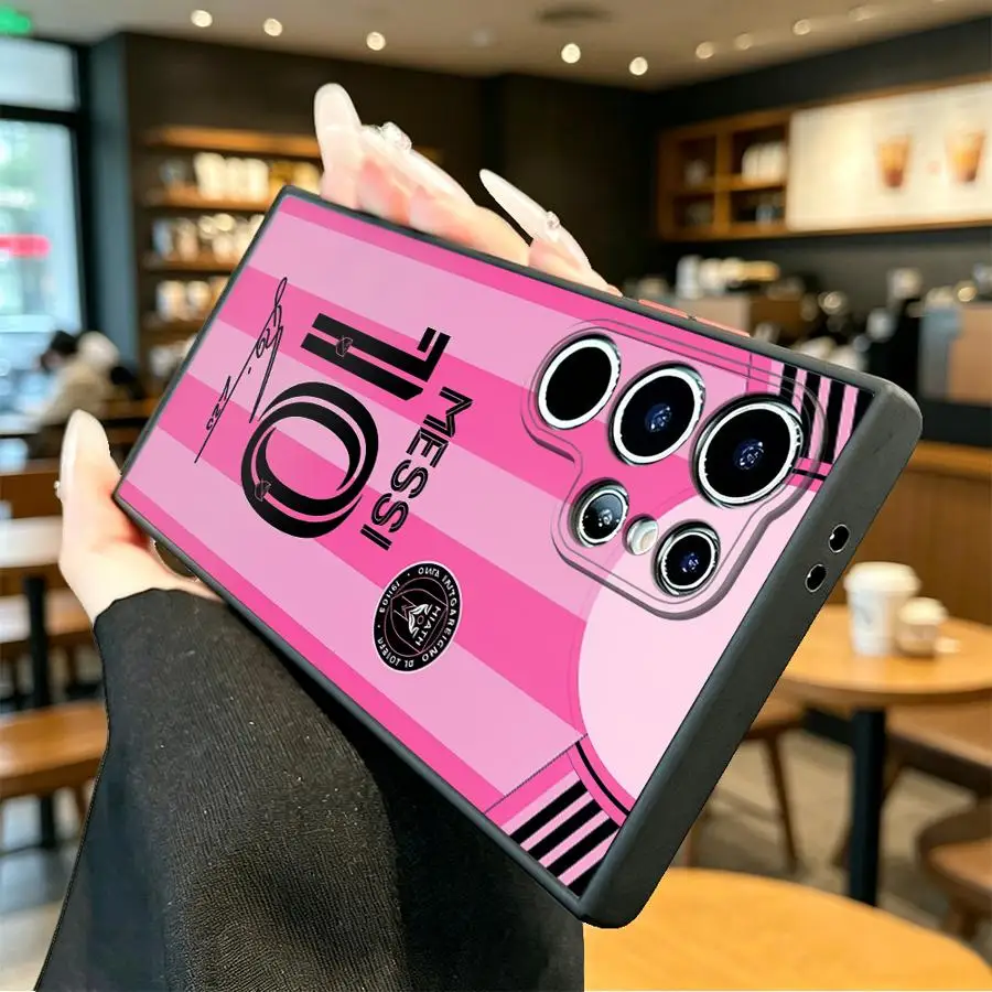 FootBall Number 10 Case for Samsung Galaxy S26 S22 S20 FE Note 20 Ultra 10+ S21 S24 Plus S23 FE S25 Ultra Funda Back Phone Cover