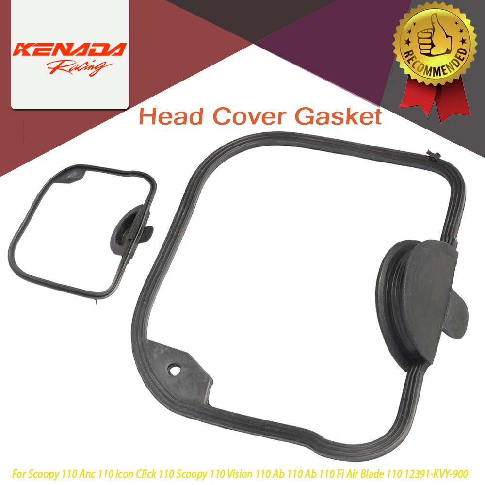 

For 12391-KVY-900 Scoopy Anc Icon Fi Air Blade Click Scoopy Vision Ab 110 Head Cover Gasket