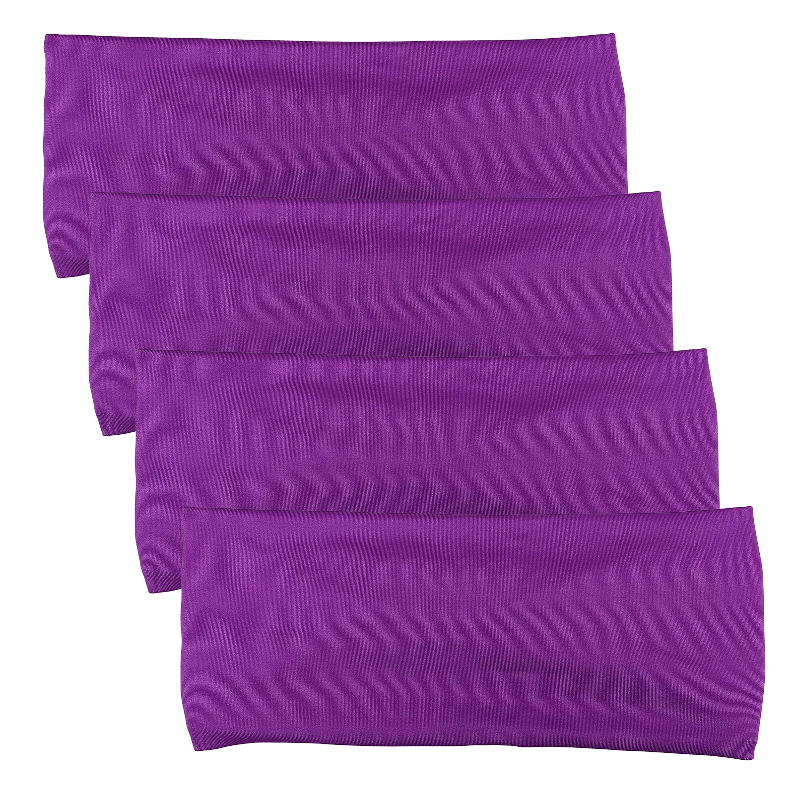 

4pcs Anti-slip Headbands Women Sweatbands Running Yoga Baseball Sports Moisture Wicking Elastic Exercise Hairbands Fitness