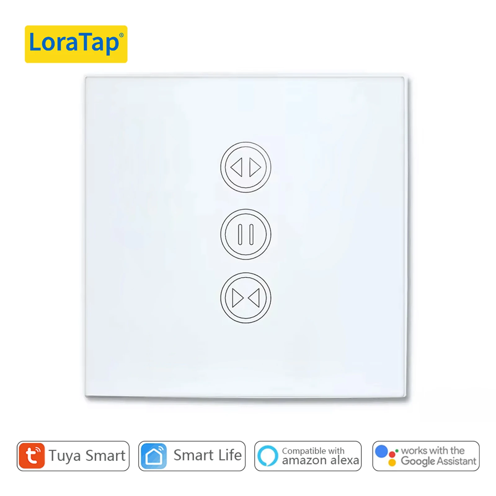 Tuya Smart Life WiFi Cortinas Persianas Interruptor Persiana Enrollable Motor Eléctrico Google Home Alexa Control por Voz Casa Conectada Motor Apertura Automática Motorizado Automatización Automatización Window LoraTap