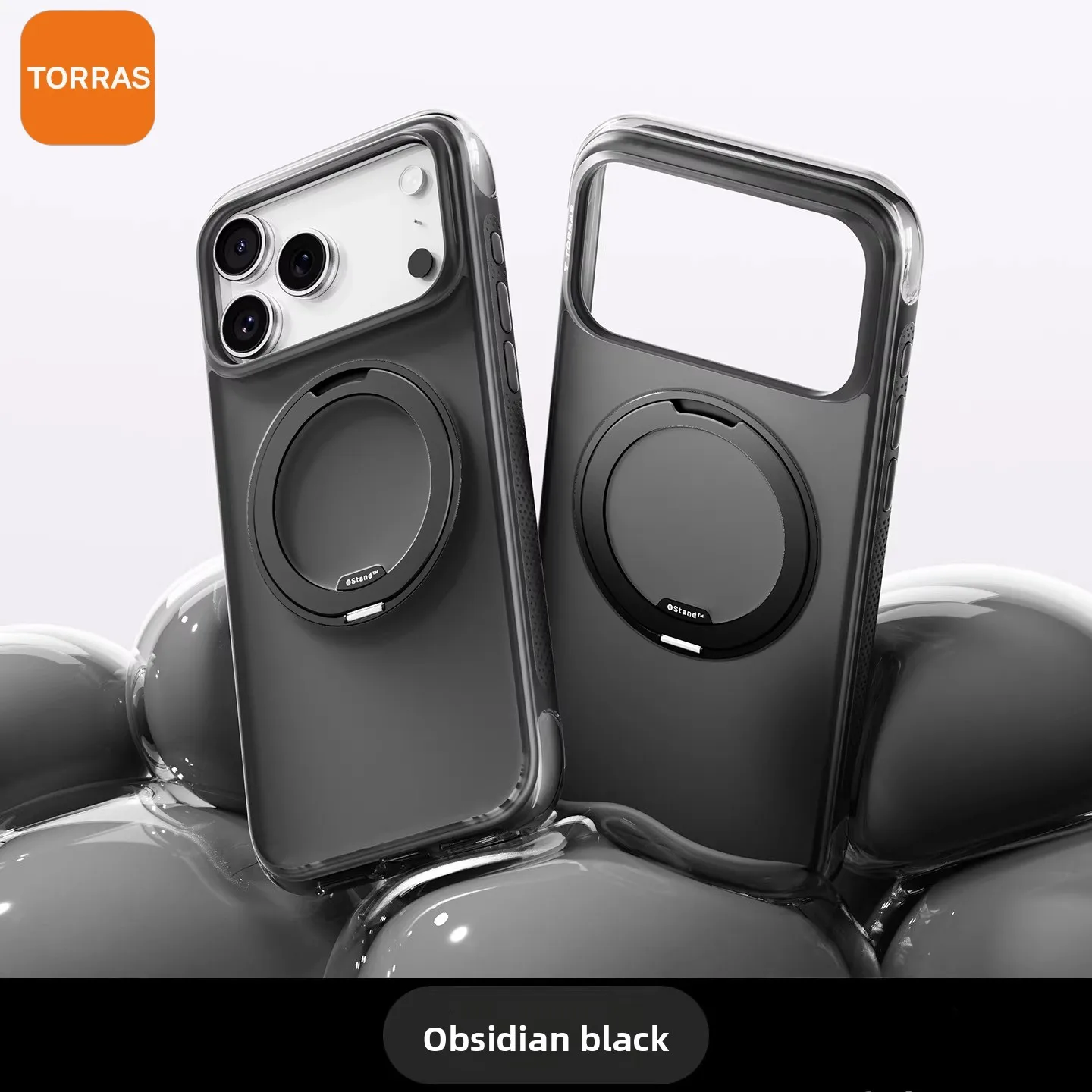 

TORRAS O3Air Magnetic Stand Case for iPhone 16 17 Pro Max 2026 Spring New Release Full Protection with Kickstand
