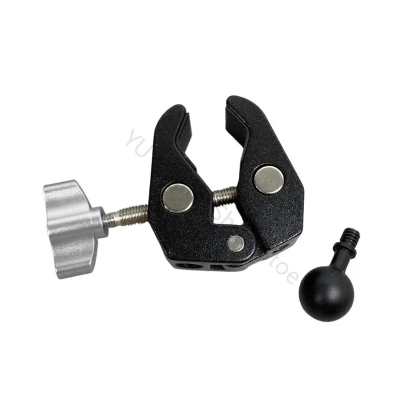 96BA Metal Camera Accessory Clamp with Mixed-Metal Construction for Light Stands, Studio Lights, and Photography Setups