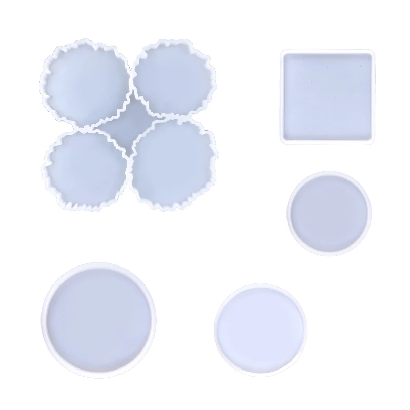 

Квадратная круглая форма для подставки из смолы, форма для подставки для смолы, набор форм для подставки «сделай сам» для для