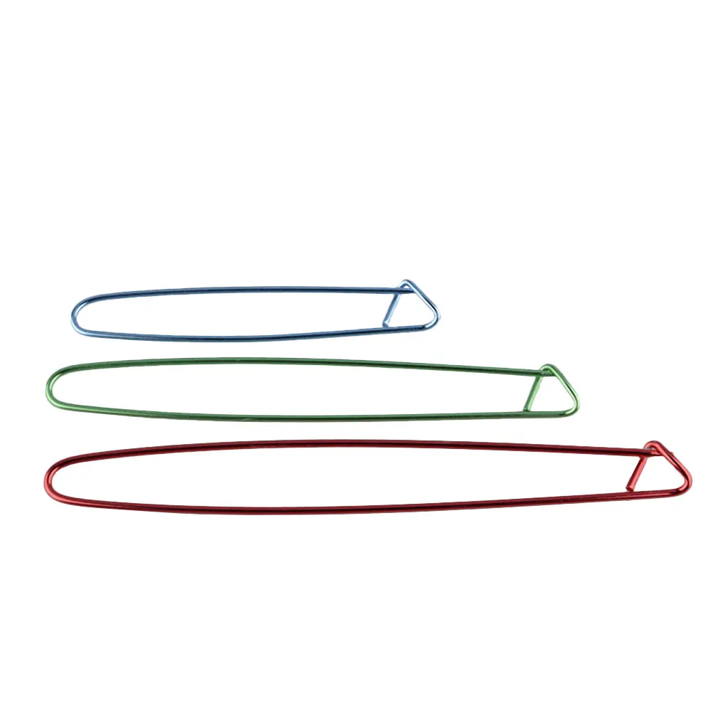 

Набор из 6 алюминиевых держателей для петель разного размера, разные цвета, для вязания спицами и крючком