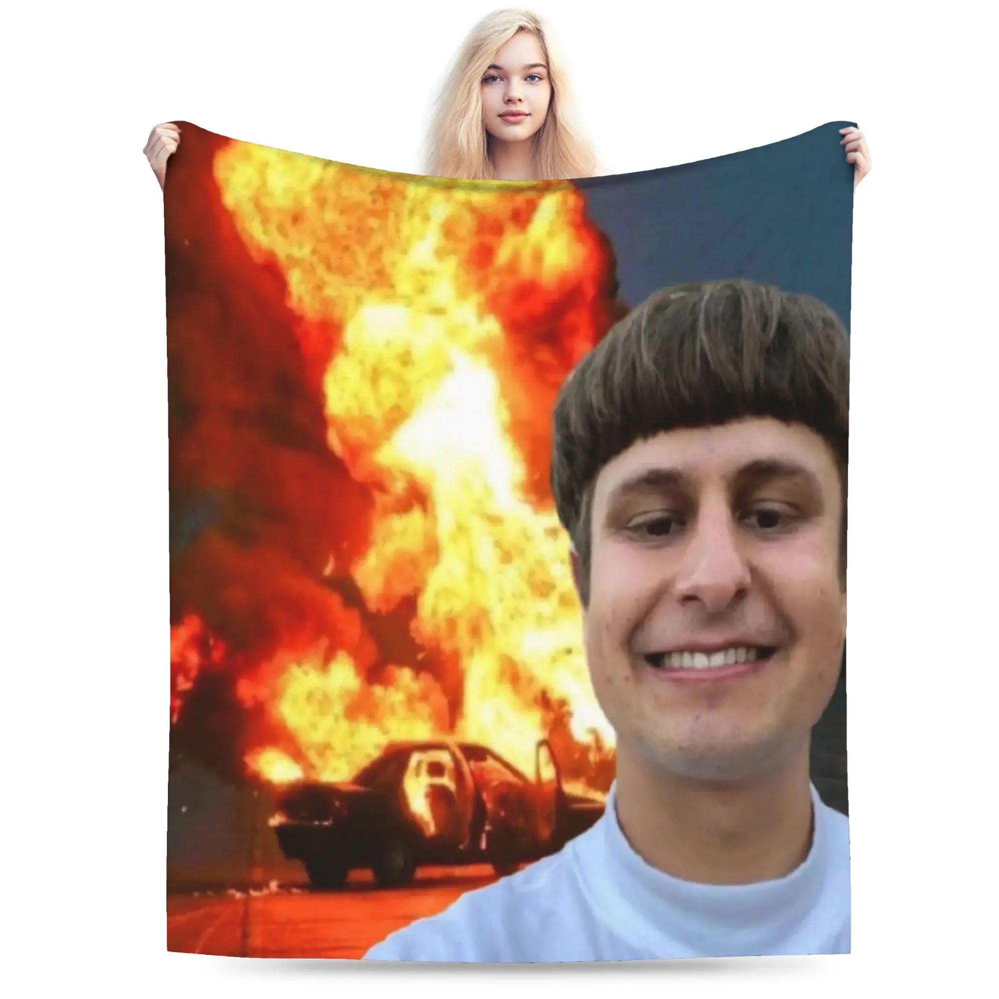 RIP Oliver Tree 1993-2026 Blanket Warm Cozy Fluffy  Throw Blankets for Couch 50x60 Inch Multiple Sizes Rug Piece