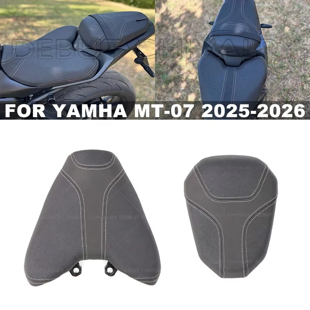 

For Yamaha MT-07 MT07 2025 2026 Motorcycle Seat Cushion Rider Passenger Comfort Seat Front Driver Rear Passenger Seat
