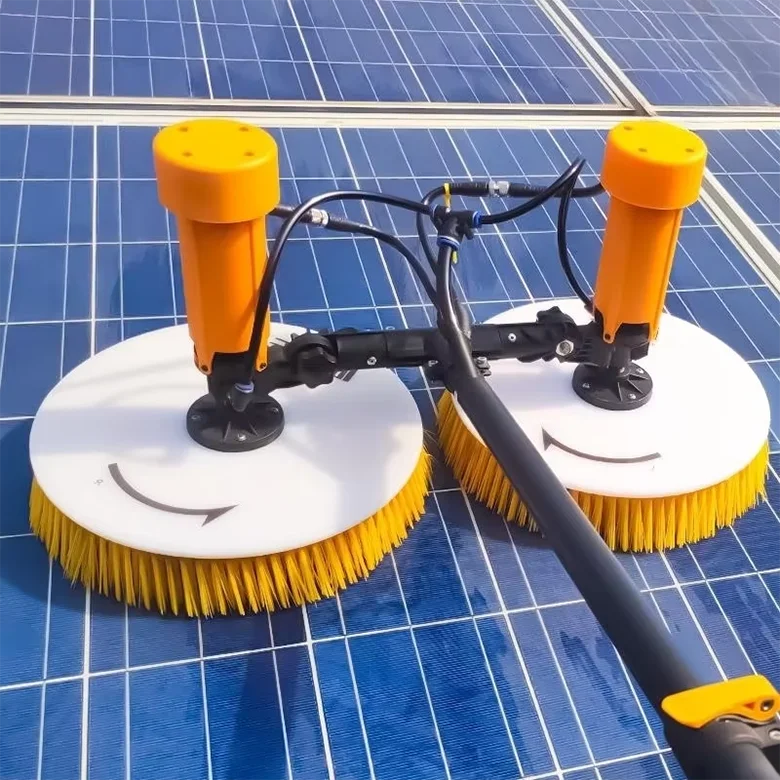 Solar Panel Cleaning Brush Handheld Nylon Electric Equipment System Photovoltaic Cleaning Brush