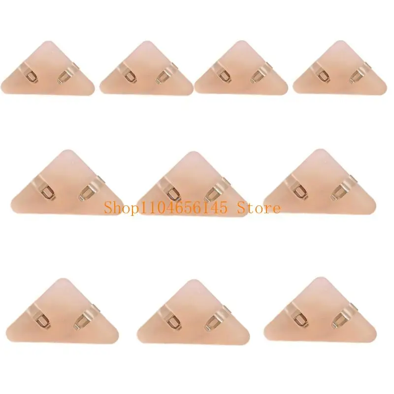 10Piece Multipurpose Plastic Corner Clips For Document Organization NonRusting File Holders Office School Supplies