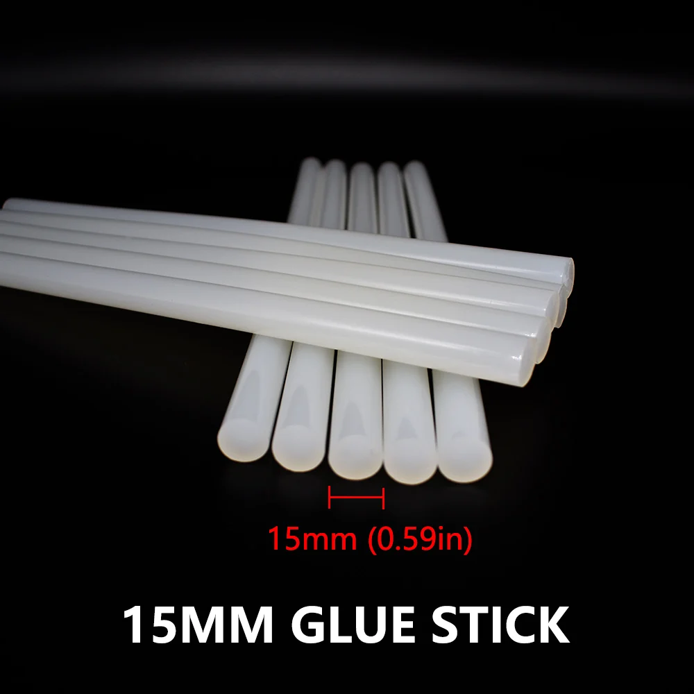 

15 x 300mm Hot Melt Glue Stick Suitable for 3M Glue Gun, Threaded Silicone Gun, High Viscosity, for wood, plastic, metal , etc.