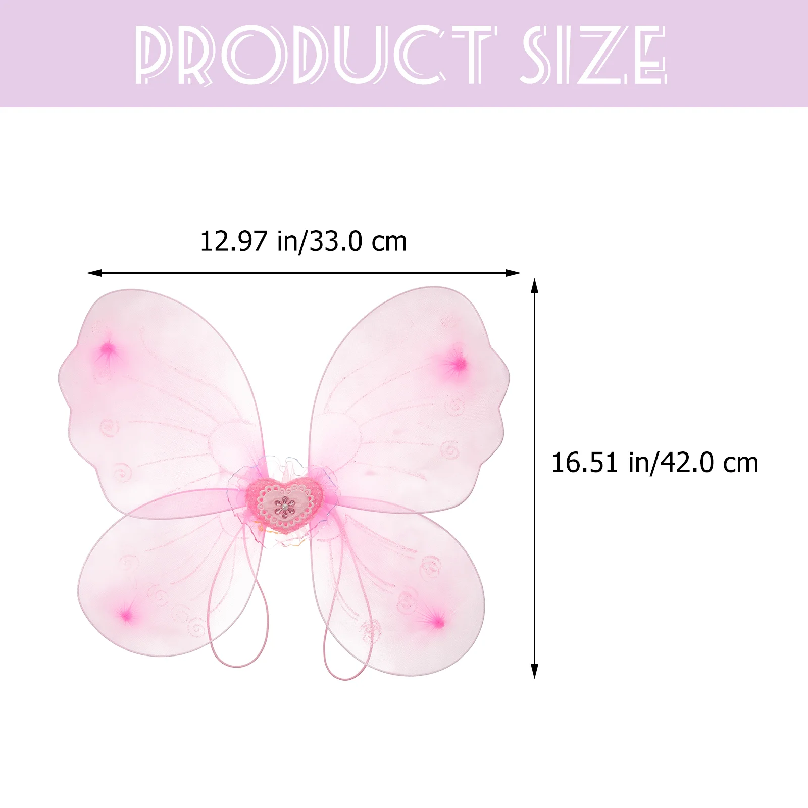 Girls Butterfly Wings Four Piece Set Kid's Cosplay Dress Baby Fairy Halloween Costumes