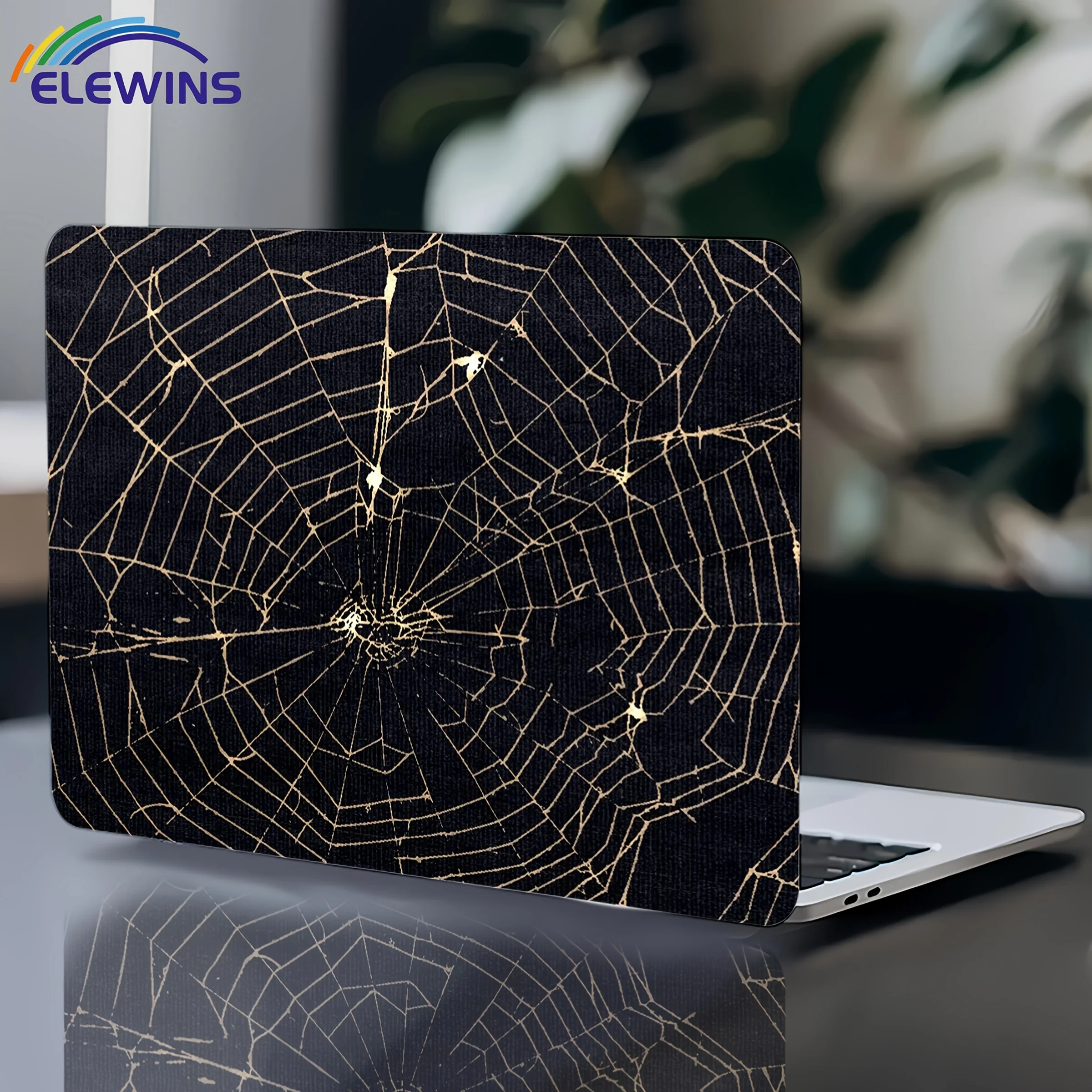 2-Piece Broken Pattern Laptop Art Decal Case, Universal Laptop Skin Sticker for Laptops