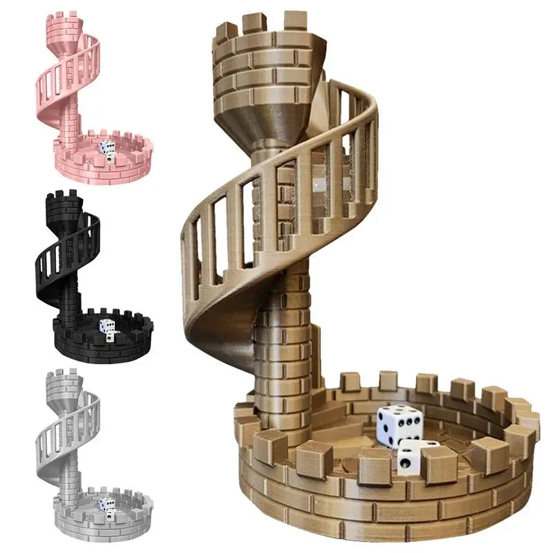 Dice Castle Tower Dice Tower Castle Stairs For Desktop Tower Ornaments Ancient Roman Castle Theme Dice Rolling Tower