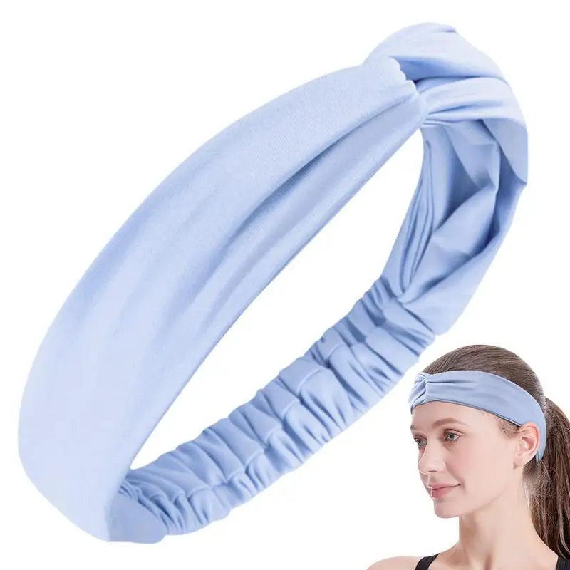 Headbands For Women Athletic Cute Headbands For Girls Strong Elasticity Non-Slip Not Pulling Hair For Makeup Reunion Go Out