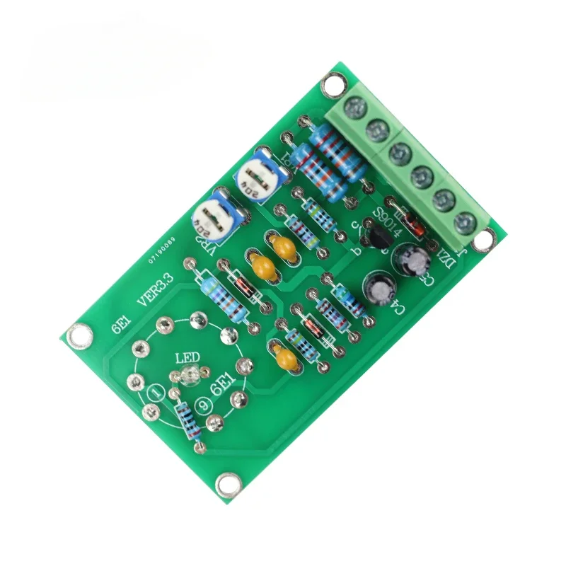 Imagem -03 - Amplificador Tubo Eletrônico com Indicador de Nível Cat Eye Fluorescência Tuning Amplificador Preamp Drive Board 6e1