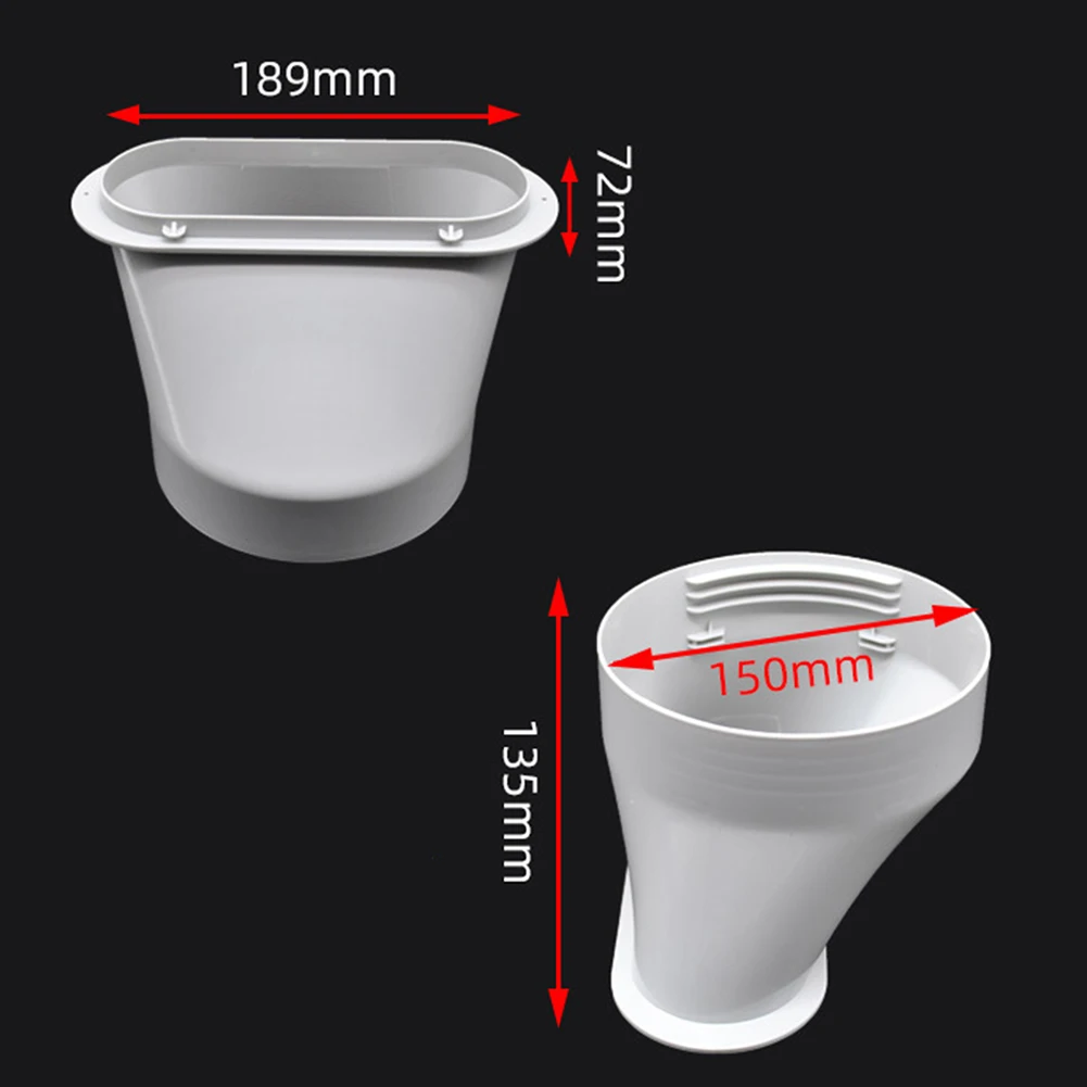 طقم خرطوم عادم محول خرطوم مكيف الهواء، تبريد موفر للطاقة يقلل من استهلاك الطاقة، يتضمن ختم بابية