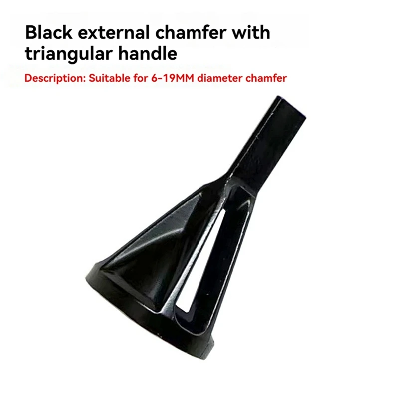 ABJI-3Pc Triangular Handle Length Of 18Mm Except For Burr Screw Polishing Drill Chamfering Tool Suitable Diameter Of 6-19Mm