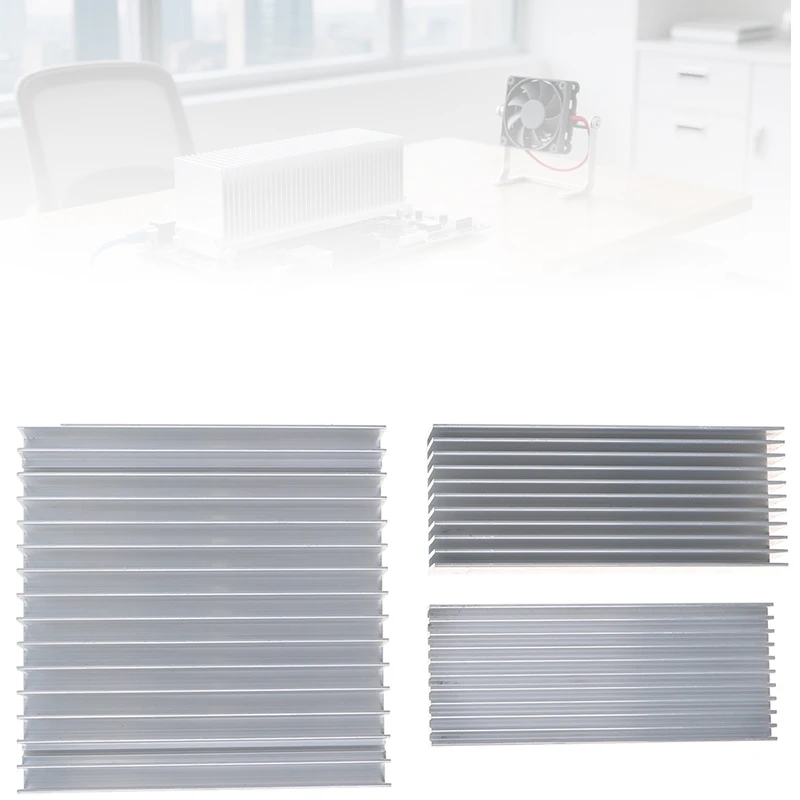 Extruded Aluminum Alloy Heatsink For High Power LED IC Chip Cooler Radiator Heat Sink